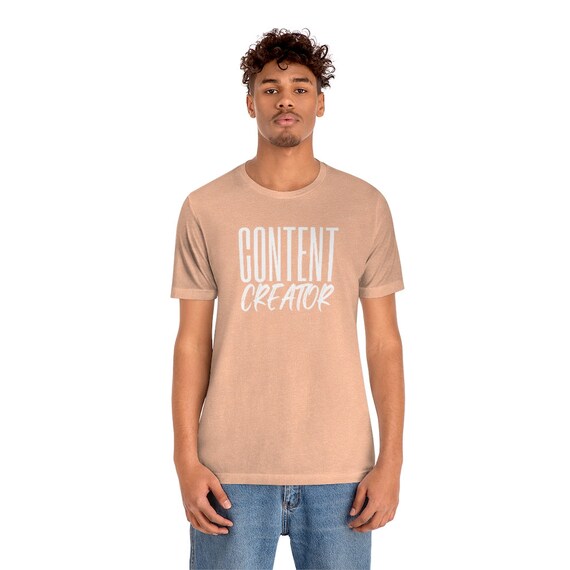 CONTENT CREATOR Short Sleeve Tee - Etsy