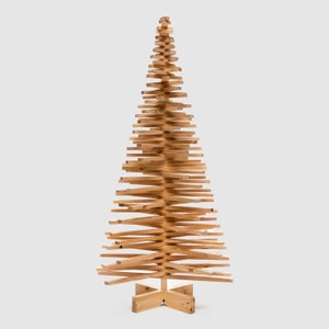 Houten kerstboom verde 180 cm immagine 1