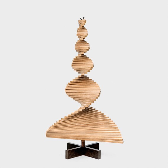 Wooden light bamboo christmas tree Etsy