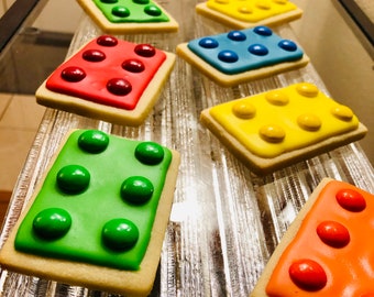 Toy Block Cookies