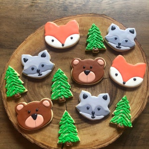 Woodland Animal  Cookies