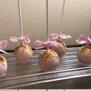 Pink and Gold Cake Pop