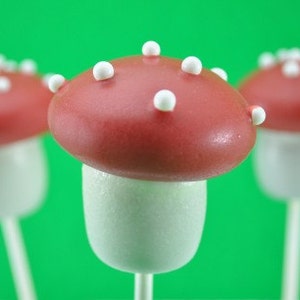 Mushroom Cake Pops - Etsy