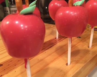 Red Apple Cake Pops