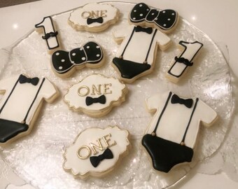 Black and White Sugar Cookies