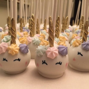 Unicorn Cake Pops