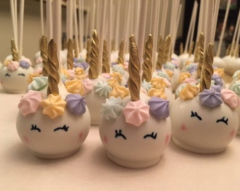 Unicorn Cake Pops