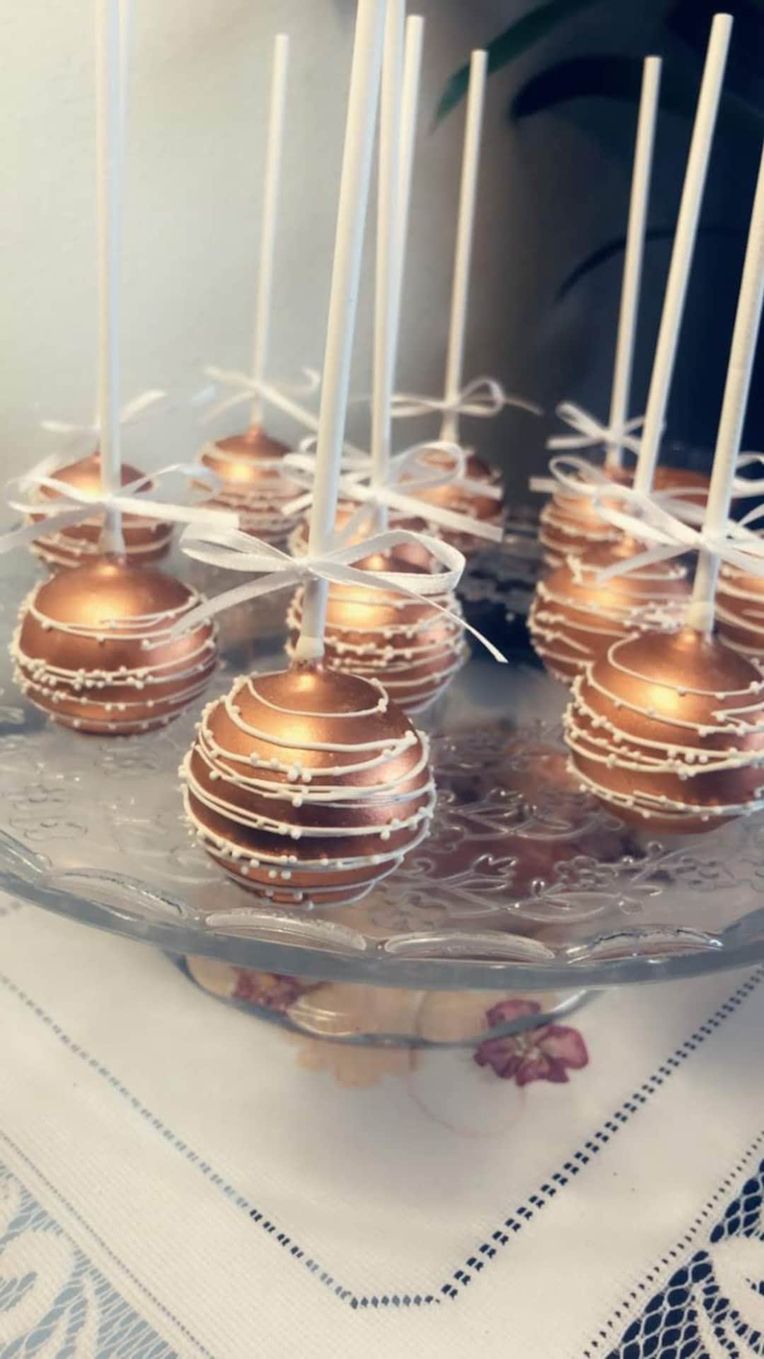 Rose Gold Cake Pops - Etsy