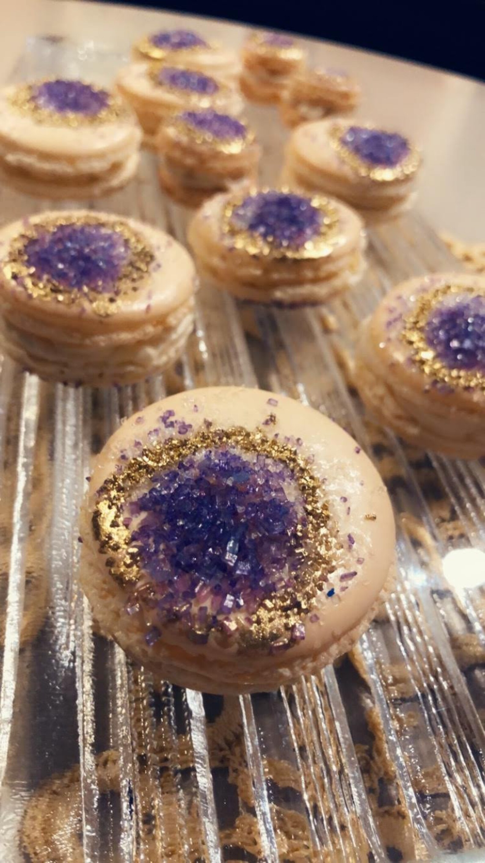 Amethyst Geode French Macarons Etsy