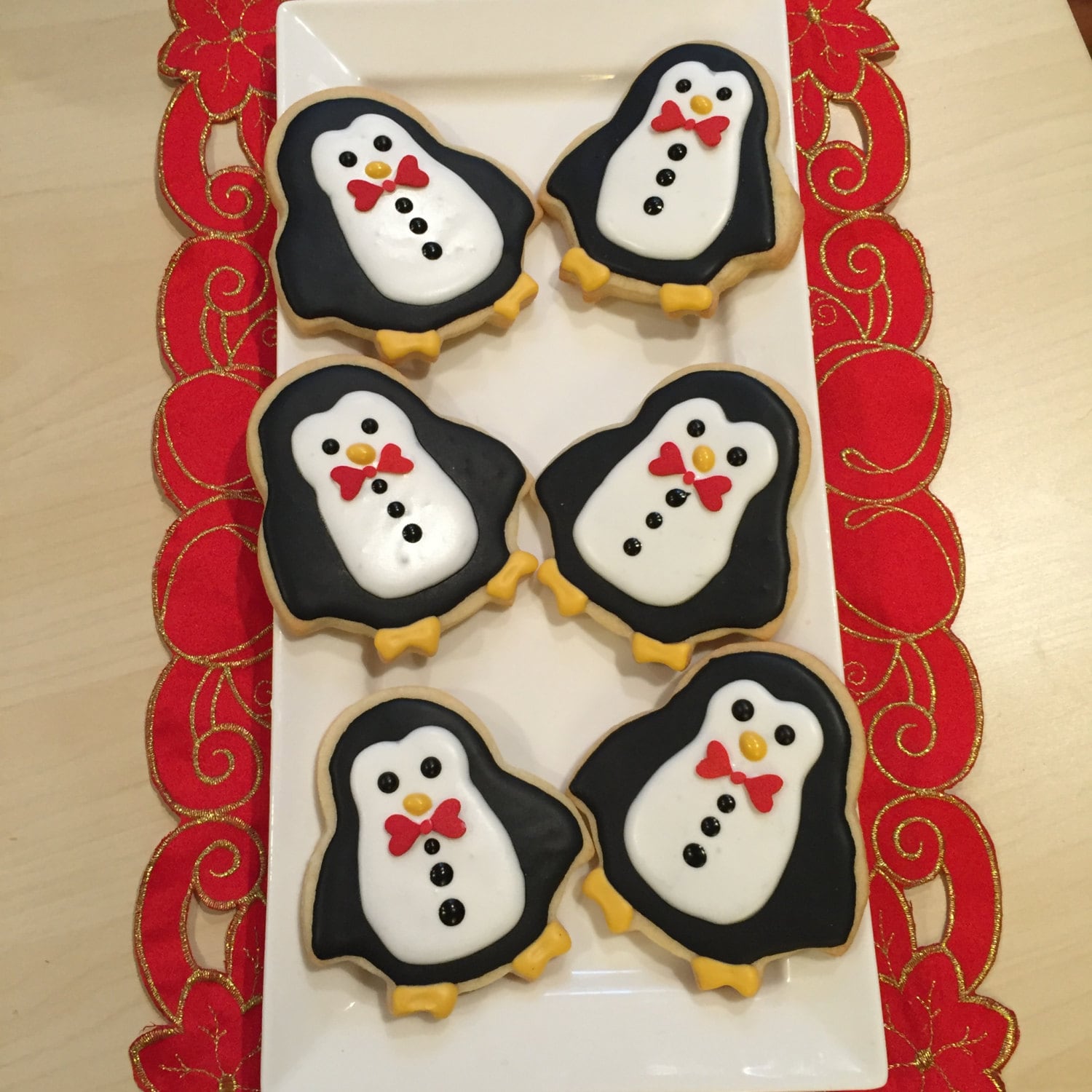 ペンギン/ショート　penguin/piece of cake 日本画 Penguin Cookies ペンギン/ショート penguin/piece of cake 日本画