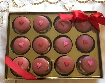 Heart  French Macarons