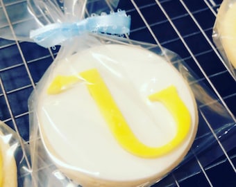 Personalized Armenian letter Fondant Sugar Cookies