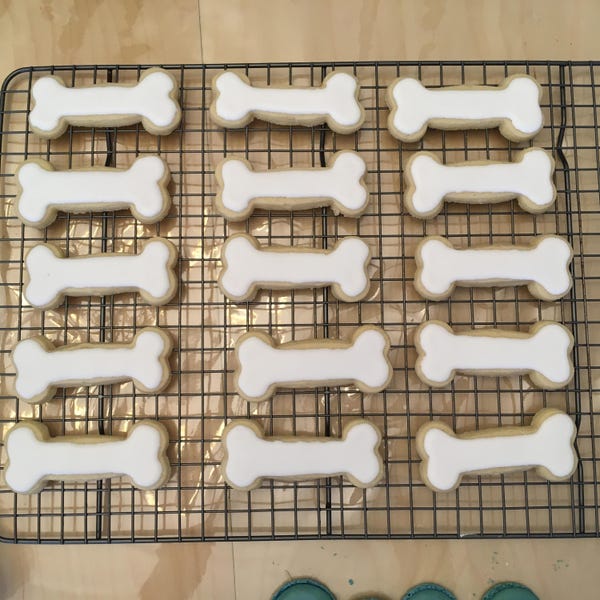 Dog Bone Cookies Etsy