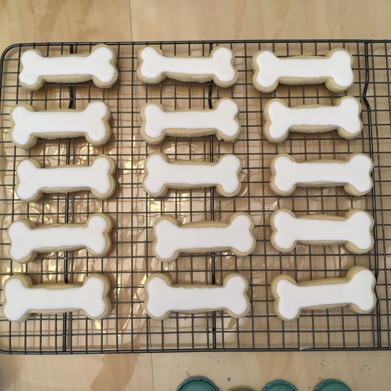Dog Bone Cookies Etsy