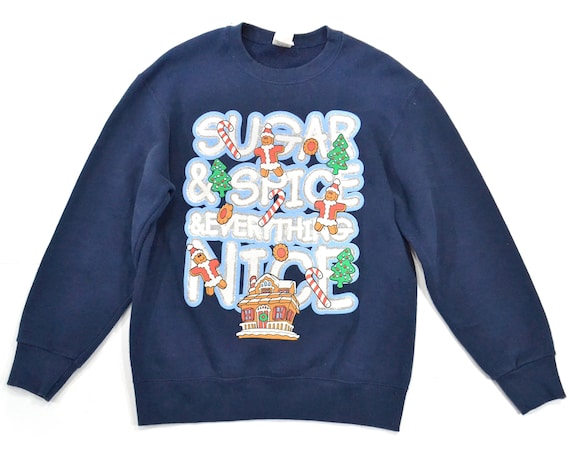M Sugar Spice Ugly Christmas sweater tacky Christm