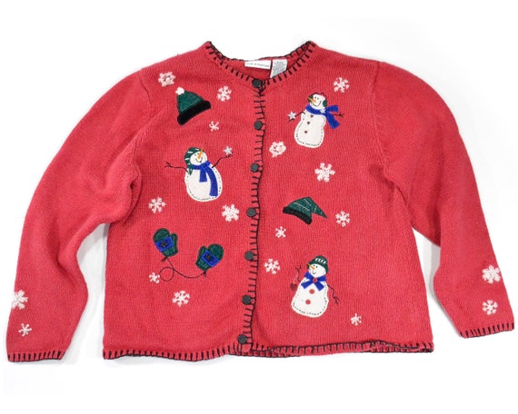 XL Ugly Christmas sweater, tacky Christmas sweater
