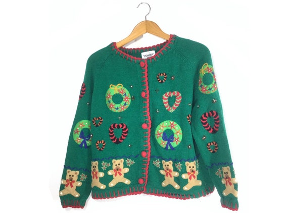 LARGE Ugly Christmas sweater Tacky Christmas Swea