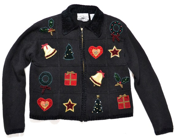 Petite Medium Ugly Christmas Sweater 