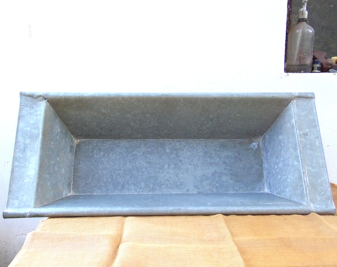 44 Long Vintage Zinc Baby Bath Antique Laudry Basin Etsy