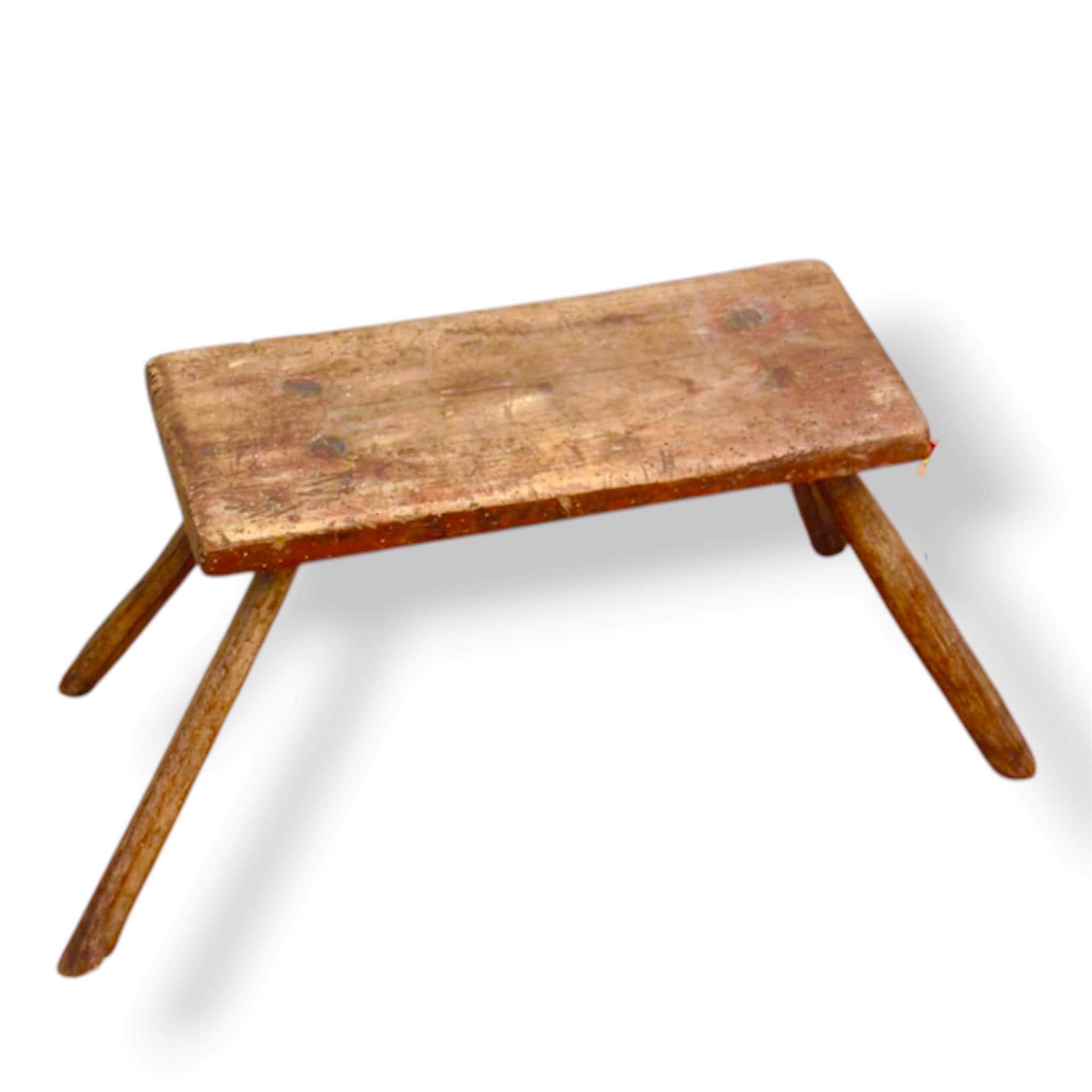 Antique Primitive Milking Stool - Farmhouse Decor - Etsy