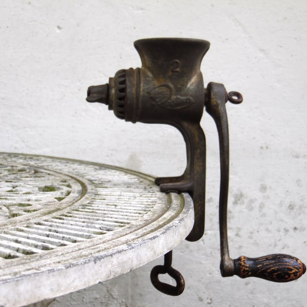 Antique Meat Grinder Etsy