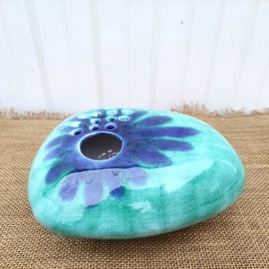 Mid Century Studio Pottery- Hungarian IKEBANA Ceramic Vase - Home Decor
