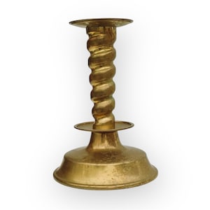 Baroque style Brass Candle Holder by Gottfrid Carlsson - Vintage Candlesticks Holder - Home Decor - Sweden, 1950s
