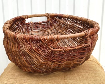 Vintage Wicker Basket - Planter - Home Decor