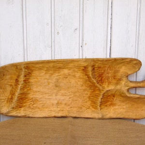 Wooden Serving Tray - Vintage Primitive Wooden Bowl - Rustic Center Piece - Hand Carved - Country Cottage Chic - Rustic Home Decor