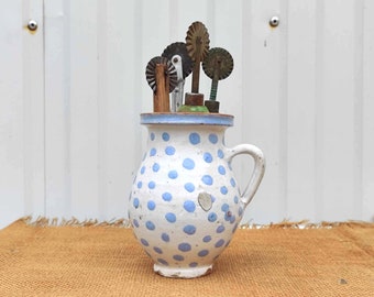 Vintage Ceramic Jug - Kitchen Decor