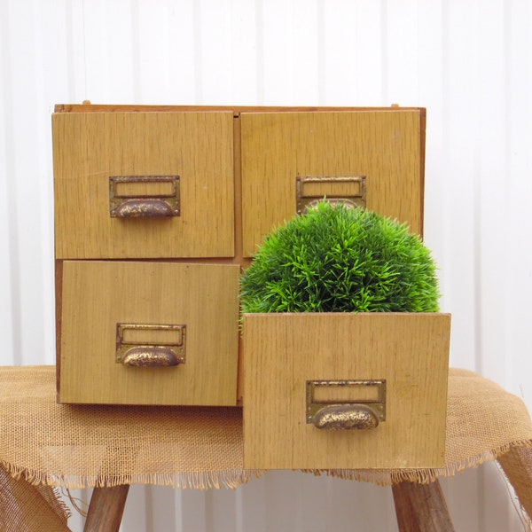 Antique Drawer Sectional Cabinet - Wooden Storage Cabinet  - Craft Storage - Antique Display