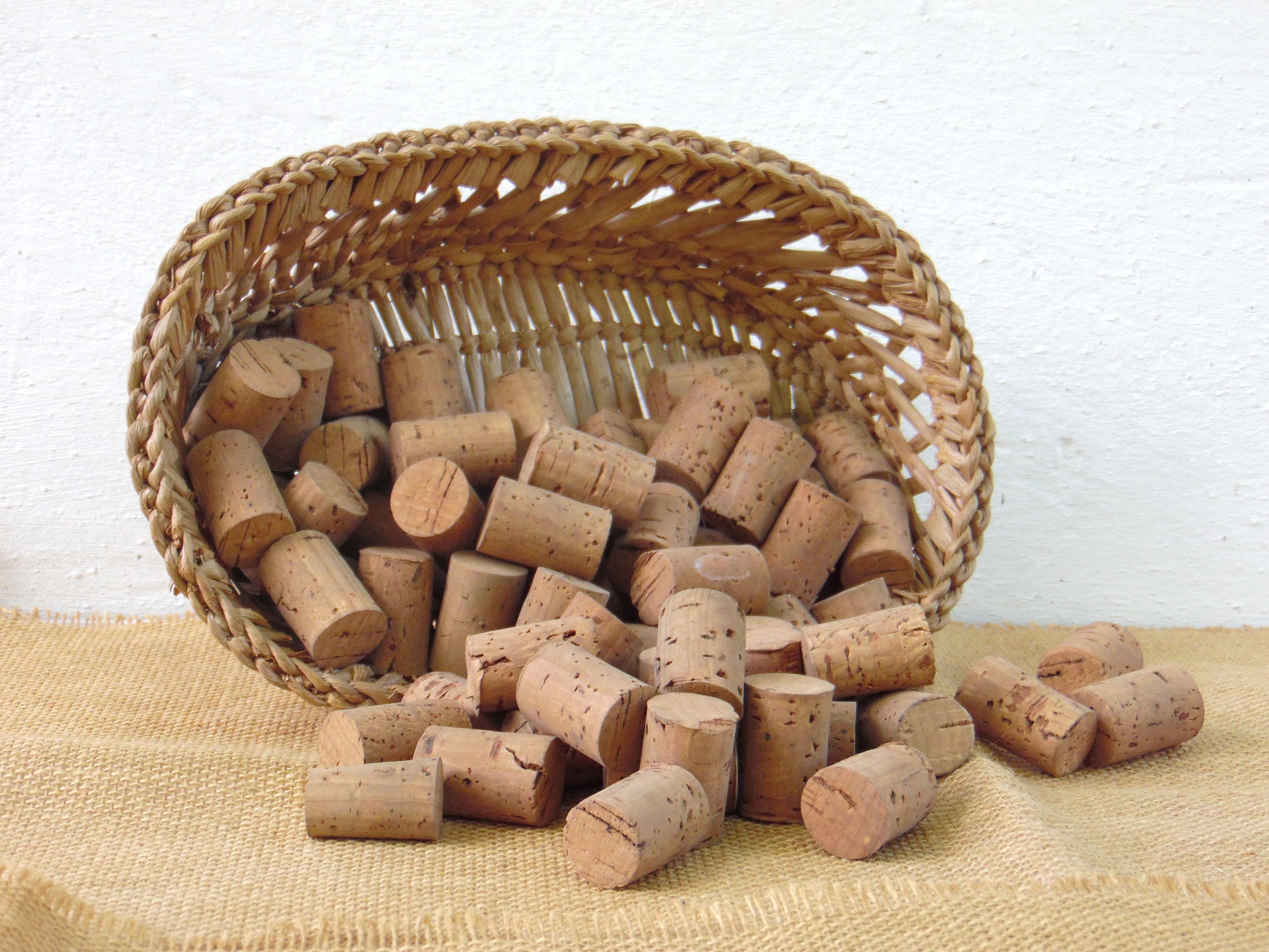 1000 bouchons de vin usagés bouchons de bouteille de vin bouchon de liège  naturel, idéal pour l'artisanat et la décoration -  France