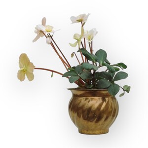 Vintage Brass Planter Pot - Home Decor - Indoor Garden