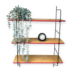 Mid Century Ladder Shelf - String Shelf - Wall Shelf- 60s