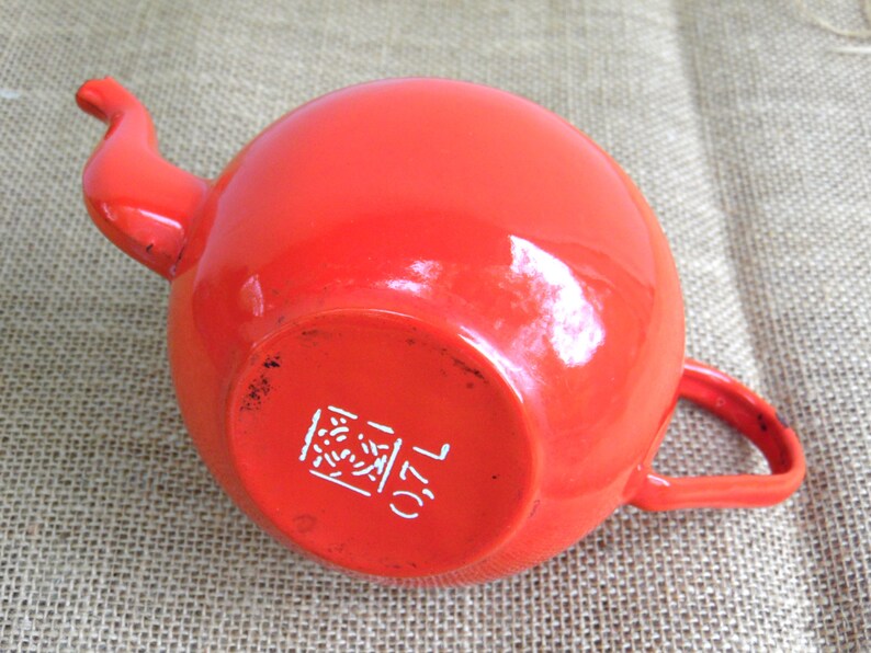 Vintage Enamel Coffee Pot Small Tea Pot Rustic Home - Etsy