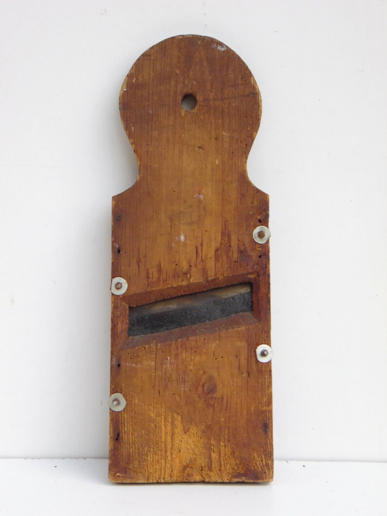 Antique Large Cabbage Cutter Primitive Wooden Slicer Board Etsy