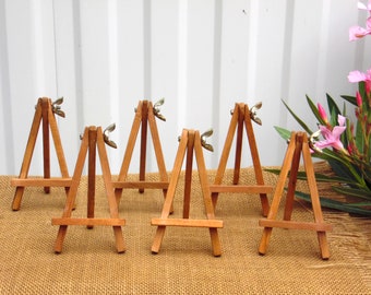 Wood Easel For Painting & Photo, Rustic Display Stand - Wedding Easels Wooden Stand, Wedding Decorations