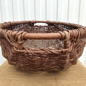 Vintage Wicker Basket - Planter - Home Decor