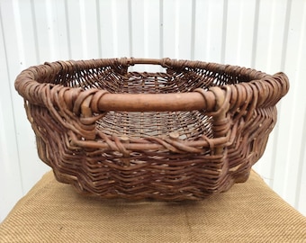 Vintage Wicker Basket - Planter - Home Decor