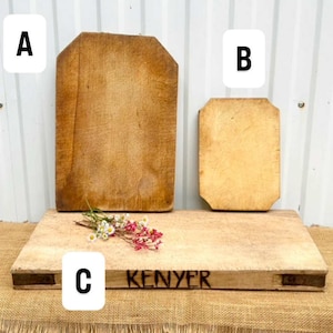 Vintage Primitive Holz Schneidebrett - Käsebrett - Schneidebrett - Metzgerei Block - Rustikales Dekor - Bauernhaus Dekor