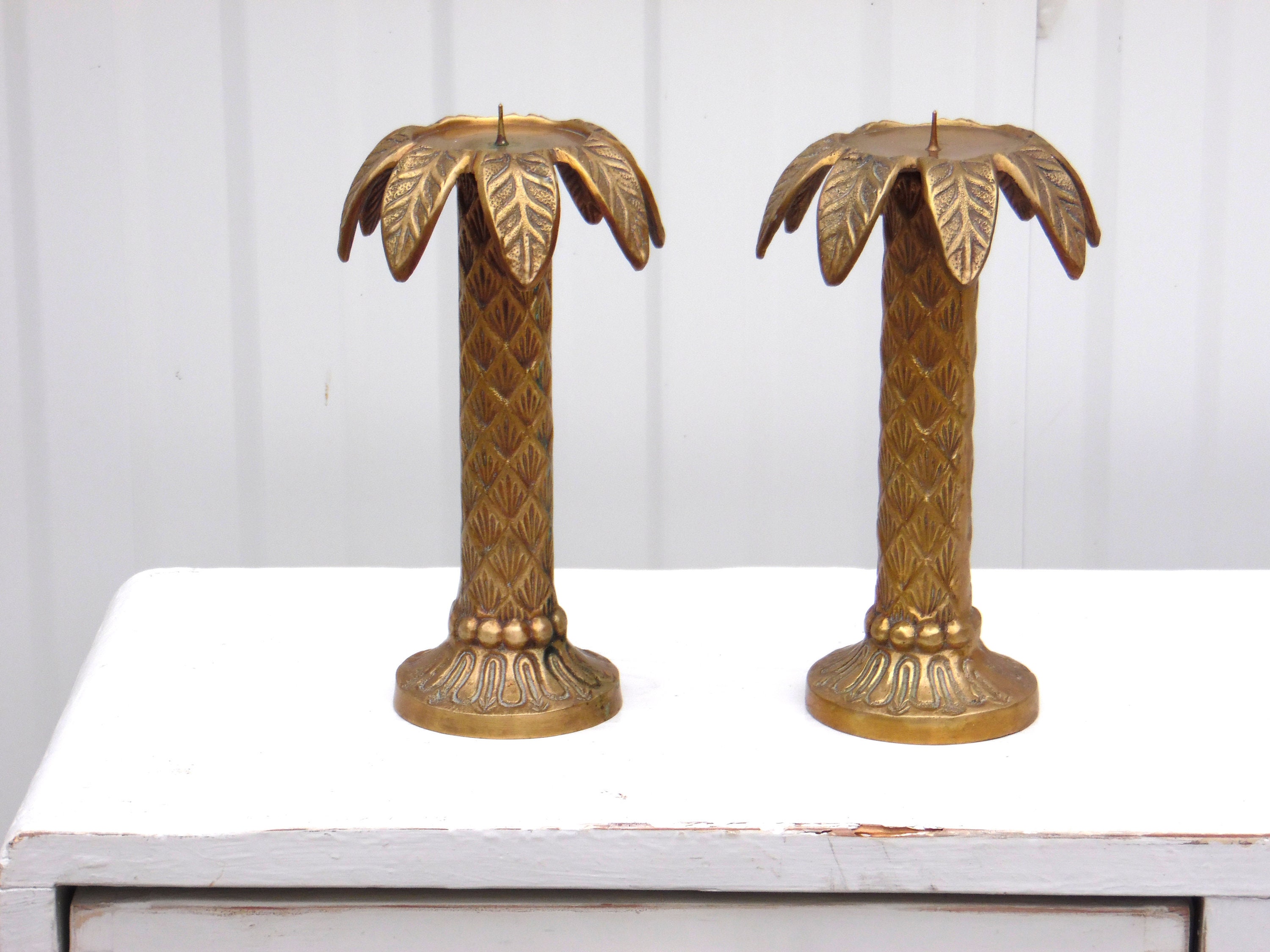 Heavy Bass Candle Holder Vintage Candlesticks Holder Home Etsy