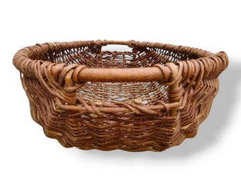 Vintage Wicker Basket - Planter - Home Decor