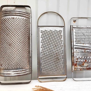 Vintage Grater - Grater Manual- Country Cottage Chic - Rustic Home Decor - Farmhouse Decor