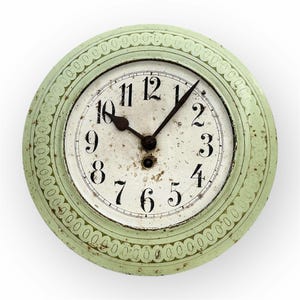 Antique Metal Wall Clock - Antique Wall Clock - Loft Decor - Industrial Decor