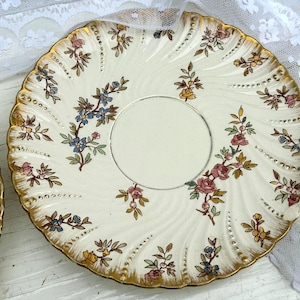 Sarreguemines　ルイ15世　プレート　フランスアンティーク【D】 Sarreguemines ルイ15世 プレート フランスアンティーク【D】