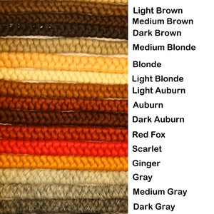 Lockige Crepe Haar Wolle Geflochtene Puppenhaar Pull Wolle oder Theater Haar von All Cooped Up