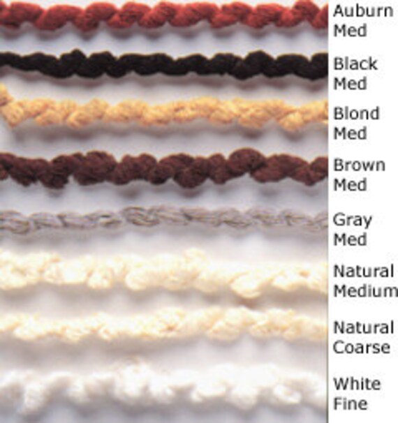 Curly Crepe Hair Pull Wool for Beard Facial Hair Theatrical Hair Mustache