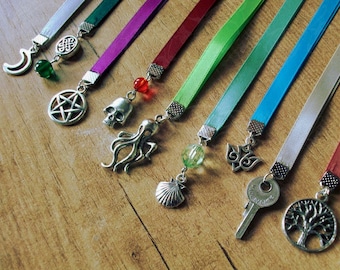 Satin ribbon bookmarks