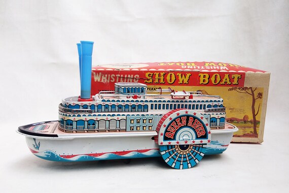 vintage tin toy boats