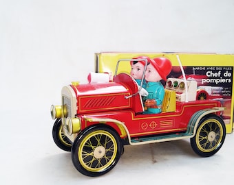 ヴィンテージ CHIEF FIRE F.C. ME 627 ブリキ ヴィンテージ CHIEF FIRE